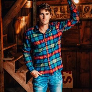 Kiel Patrick James Coziest Cabin Flannel Shirt - Men's NWT